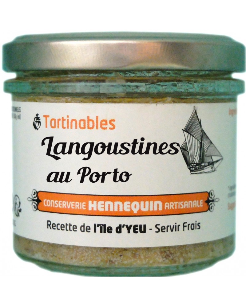 Tartinable langoustines au porto - Conserverie Hennequin - 100gr
