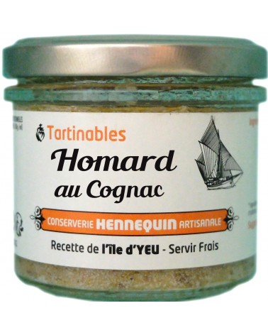 Tartinable Homard au Cognac - Conserverie Hennequin - 100gr