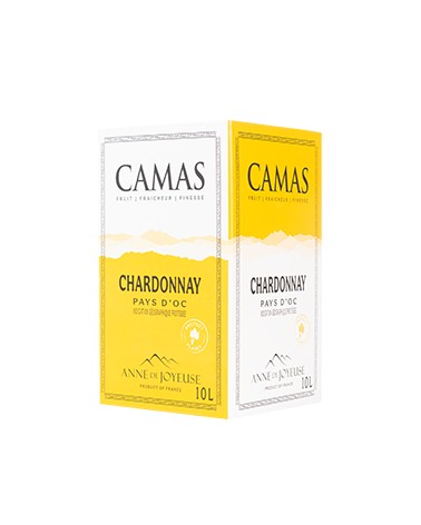 IGP Pays d'OC Camas 100% Chardonnay - BIB 5 litres Blanc