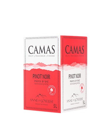 IGP Pays d'OC Camas 100% Pinot Noir - BIB 5 litres Rouge